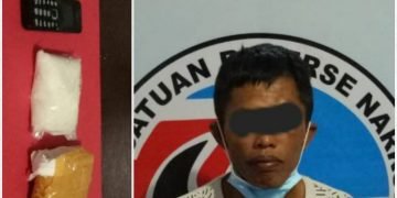 Beralasan Jualan Sepi, Pedagang ini Ditangkap Miliki Sabu 100,38 Gram