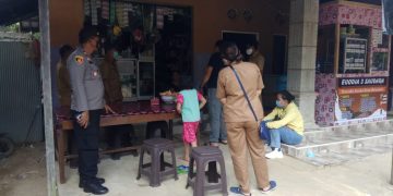 Jaga Kamtibmas Kondusif, Kapolsek Rungan Pimpin Patroli dan Operasi Yustisi