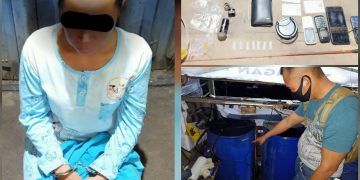 Mengaku Khilaf, Perempuan ini Pasrah Sewaktu Kedua Tangannya Diborgol