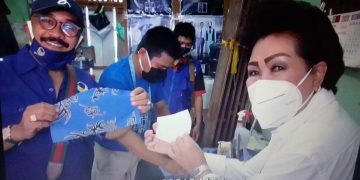 DPD Partai NasDem  Bantu Penjahit  Ditengah Pandemi