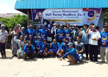 HUT ke-9 Partai NasDem Bakti Sosial di Desa Terusan Karya Kapuas