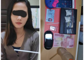 Tepat Hari Pahlawan, Polisi Tangkap Seorang Gadis Budak Sabu Berparas Cantik Berusia 19 Tahun