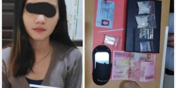 Tepat Hari Pahlawan, Polisi Tangkap Seorang Gadis Budak Sabu Berparas Cantik Berusia 19 Tahun