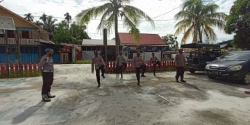Jaga Kebugaran Tubuh, Jajaran Polsek Sepang Laksanakan Senam AW S3