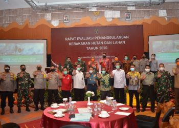 Dalam Rapat Evaluasi Karhutla 2020, Plt. Gubernur Klaim Sukses Penanganan Karhutla di Kalteng