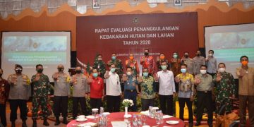 Dalam Rapat Evaluasi Karhutla 2020, Plt. Gubernur Klaim Sukses Penanganan Karhutla di Kalteng