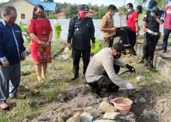 Kapolres Gumas : Semoga GOR ini Berguna Bagi Masyarakat Kecamatan Manuhing