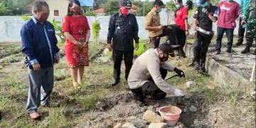 Kapolres Gumas : Semoga GOR ini Berguna Bagi Masyarakat Kecamatan Manuhing