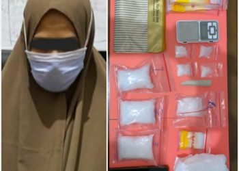 Tangkapan ‘Kakap’ Sabu Hampir 345 Gram, Pemiliknya Ternyata Seorang Ibu Rumah Tangga