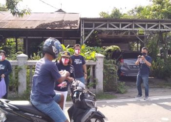 Peringati HKN ke-56, Dinkes Barsel Bagikan 1500 Masker