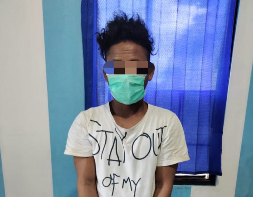 Pelaku penganiyaan EP (23). FOTO : tbn.