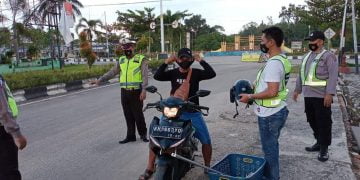 Operasi Yustisi Cegah Covid-19, Polres Gumas Temukan 9 Pelanggar Prokes 3M