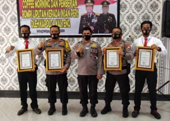 Cepat Mengungkap Dua Kasus, Polresta Palangka Raya Terima Penghargaan