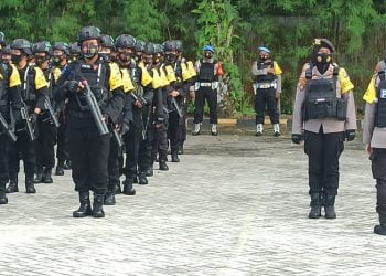 Polda Kalteng Kerahkan 568 Personel Amankan Debat Publik Pilgub Terakhir