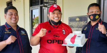 Kasatresnarkoba Berikan Surprise Anggotanya