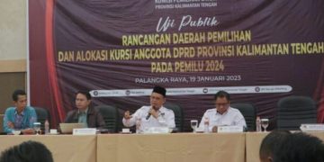 KPU Kalteng Gelar Uji Publik Rancangan Dapil