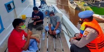 Satpolairud Ingatkan Warga DAS Seruyan Cegah Virus Corona