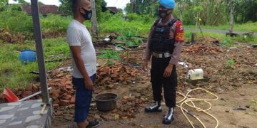 Bhabinkamtibmas Polsek Seruyan Hilir Sosialisasi Saber Pungli