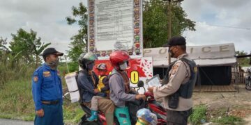 Sat Binmas Sosialisasi Maklumat Kapolda Kalteng Terkait Larangan Karhutla
