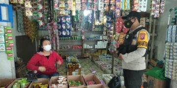 Patroli Polsek Seruyan Hilir, Berikan Himbauan dan Sosialisasi Patuhi Prokes