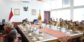 Wagub Edy Pratowo Terima Audiensi dari Komnas Disabilitas