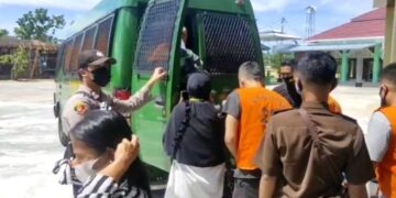 15 Narapidana Rutan Polres Seruyan Dipindahkan ke Lapas Kelas IIB Sampit