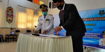 Pemkab Kapuas-Kajari Tandatangani MoU Kerjasama Bantuan Hukum