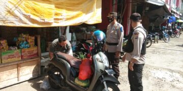 Regu KRYD Polres Seruyan Patroli Himbauan Prokes