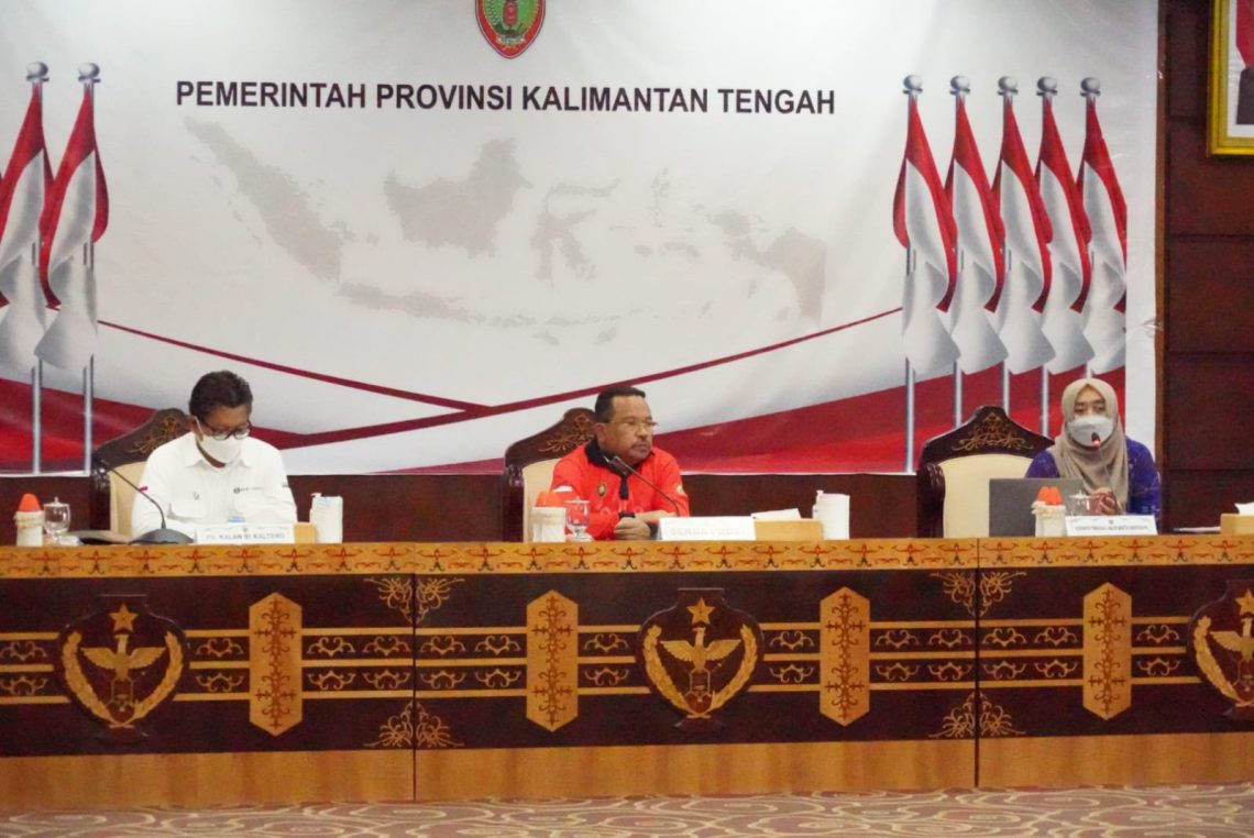 Sekda Prov. Kalteng H. Nuryakin memimpin FGD pengendalian inflasi dan kunjungan lapangan Food Estate di Kabupaten Pulang Pisau