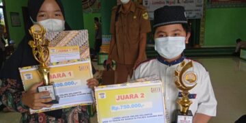Perwakilan Polsek Tewah, Rahma dan Akil Juarai Lomba Ngaji dan Azan Polres Gumas