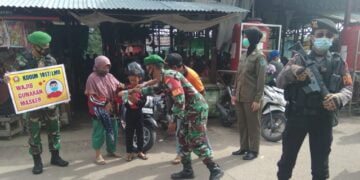 Satgas Covid-19 Lamandau Gencar Razia Masker di Kota Nanga Bulik