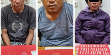Kurang dari 9 Jam, Polisi Tangkap Dua Laki-laki dan Satu Wanita Budak Sabu
