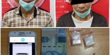 Baru Transaksi Sabu, Ipung dan Ambang Diringkus