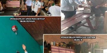 Antisipasi Dini Bahaya Kebakaran, Lapas Narkotika Kasongan Cek Jaringan Listrik
