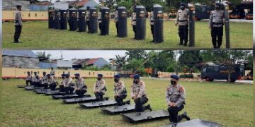 Tingkatkan Kemahiran, Brimob Kalteng Latihan PHH