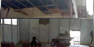 Bangunan Gedung SDN-1 Tumbang Nusa Rusak Parah
