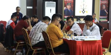 Usai kalahkan Kalsel, Tim Beregu Catur Putra Kalteng Dipastikan Lolos ke PON