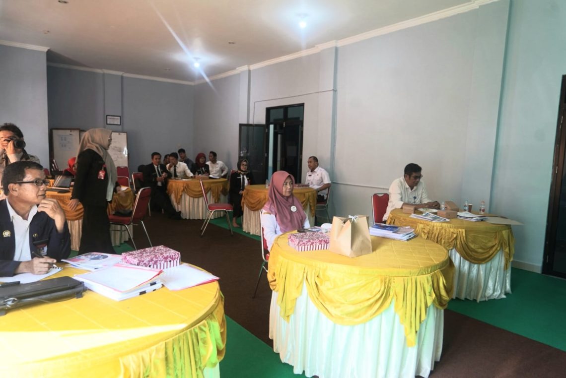 Peserta saat menyampaian Laporan Aksi Perubahan pada PKA Angkatan I Tahun 2023