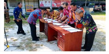 Jelang Pemilu 2024, DESDM Laksanakan Pengucapan Ikrar dan Penandatangan Pakta Integritas Netralitas ASN