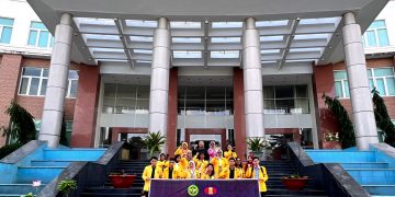 Mahasiswa Pascasarjana Pendidikan Bahasa Inggris UPR Ajarkan Bahasa dan Budaya Kalteng dan Indonesia di Vietnam