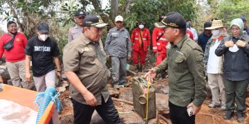 Wagub Kalteng Dampingi Wamen LHK Tinjau Karhutla di Tumbang Nusa-Pulang Pisau