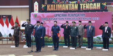 Wagub Edy Pratowo Pimpin Peringatan Hari Kesaktian Pancasila Provinsi Kalteng