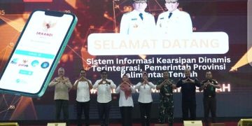 Asisten Bidang Perekonomian dan Pembangunan Sri Widanarni Luncurkan Aplikasi SRIKANDI