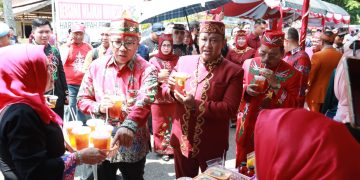 Wagub Kalteng Kunjungi Pasar Penyeimbang di Kapuas