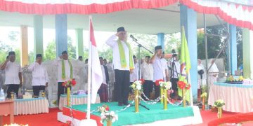 Pj Bupati Murung Raya Pimpin Apel Hari Santri Nasional 2023