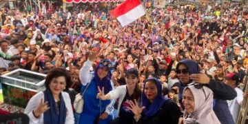 Sosialisasi Pemilu dan Jalan Sehat di Barsel Meriah Dihadiri Lebih Kurang 3500 Peserta