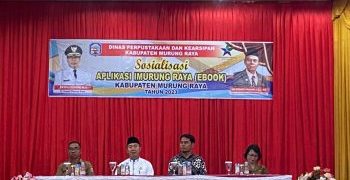 Sekretaris Dispursip Buka Sosialisasi Aplikasi I-Murung Raya