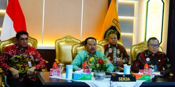 Sekda Nuryakin Ikuti Rapat Lanjutan Pembahasan Pencegahan Korupsi Sektor Bisnis di Kalteng