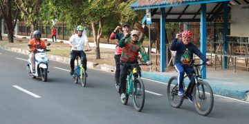 Peringati Hari Pahlawan dan Jelang Gelar UCI MTB, Pemprov. Kalteng Gelar Bersepeda Gembira