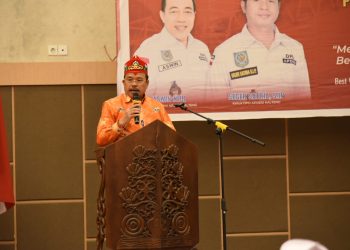 Begini Arahan Sekda Nuryakin pada Pelantikan dan Raker DPD APDESI serta Rakor Kades se-Kalteng